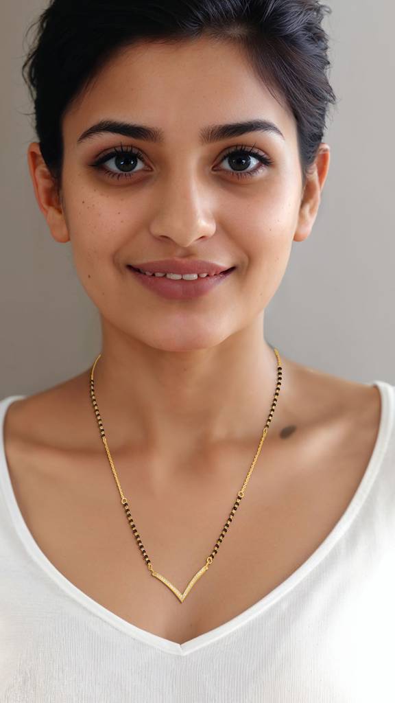 925 Sterling Silver The Classic Mangalsutra : TSMA_CLA_18G_13001