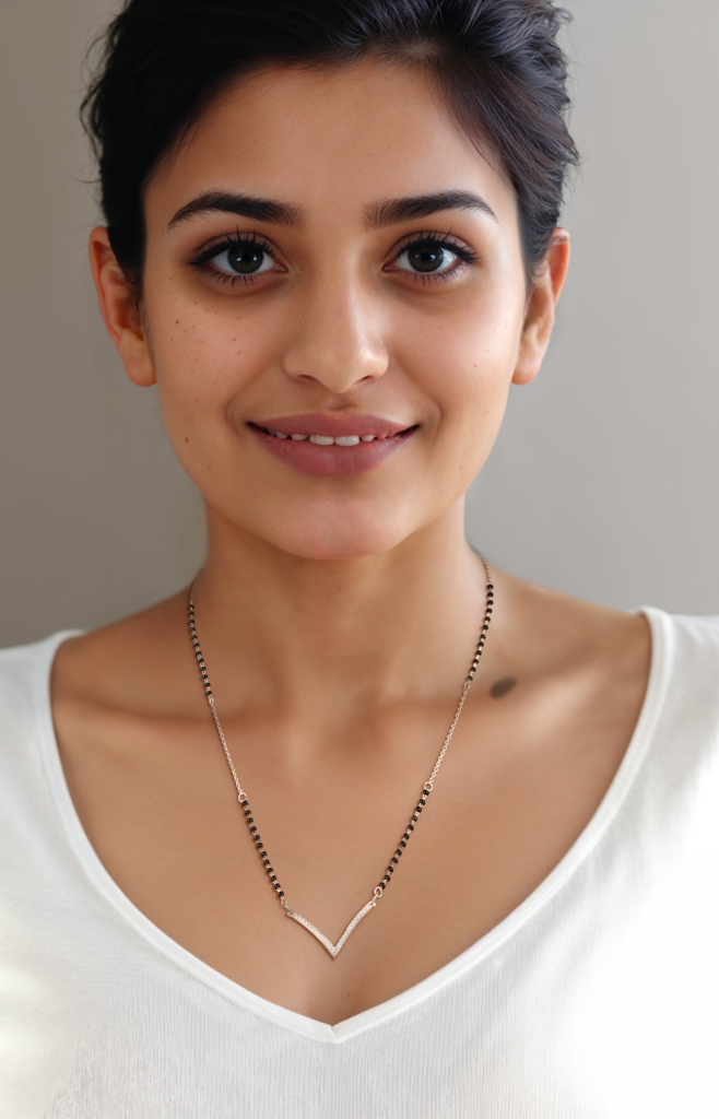925 Sterling Silver The Classic Mangalsutra : TSMA_CLA_18G_13002