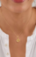 Trisu 925 Sterling Silver 18K Gold Vermeil Plated Star Pendant With Chain : TSNP-RES-ADJ-18G-8018