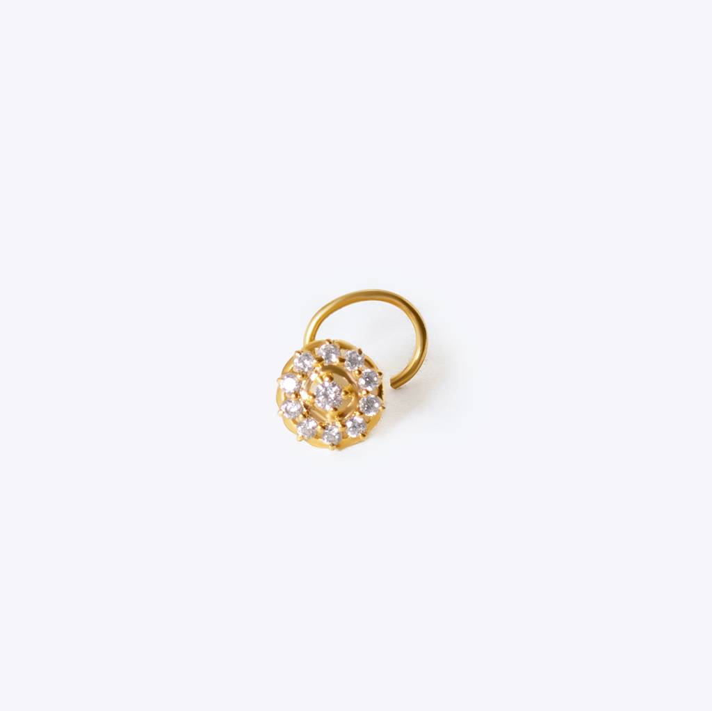 Unity Nose Pin-22K-Gold Vermeil : TSPI-UNI-18G-50039