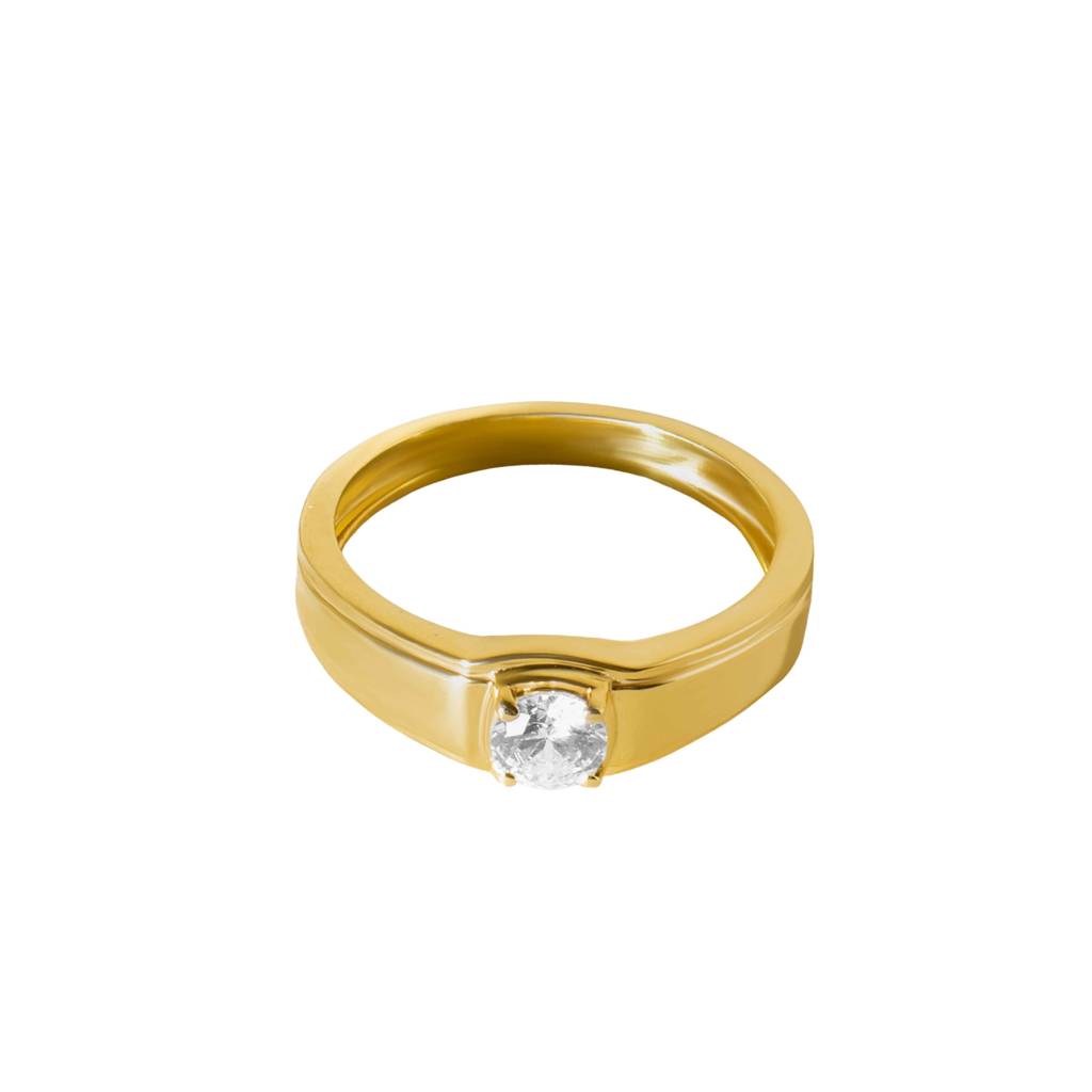 Reverence Ring-22K-Gold Vermeil : TSRI-REV-18-G-50168