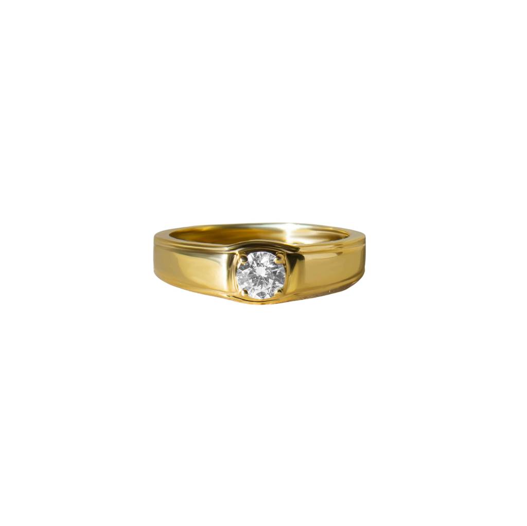 Reverence Ring-22K-Gold Vermeil : TSRI-REV-18-G-50168