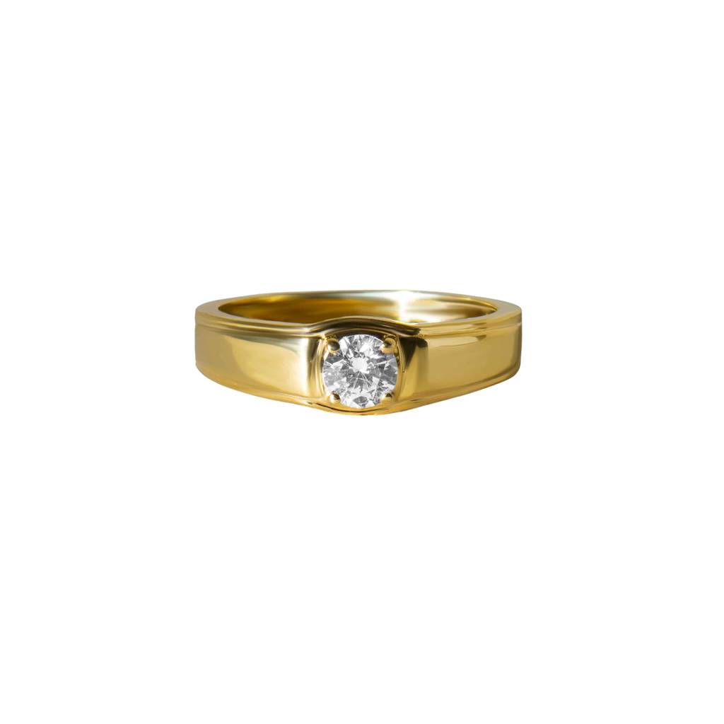 Reverence Ring-22K-Gold Vermeil : TSRI-REV-18-G-50168
