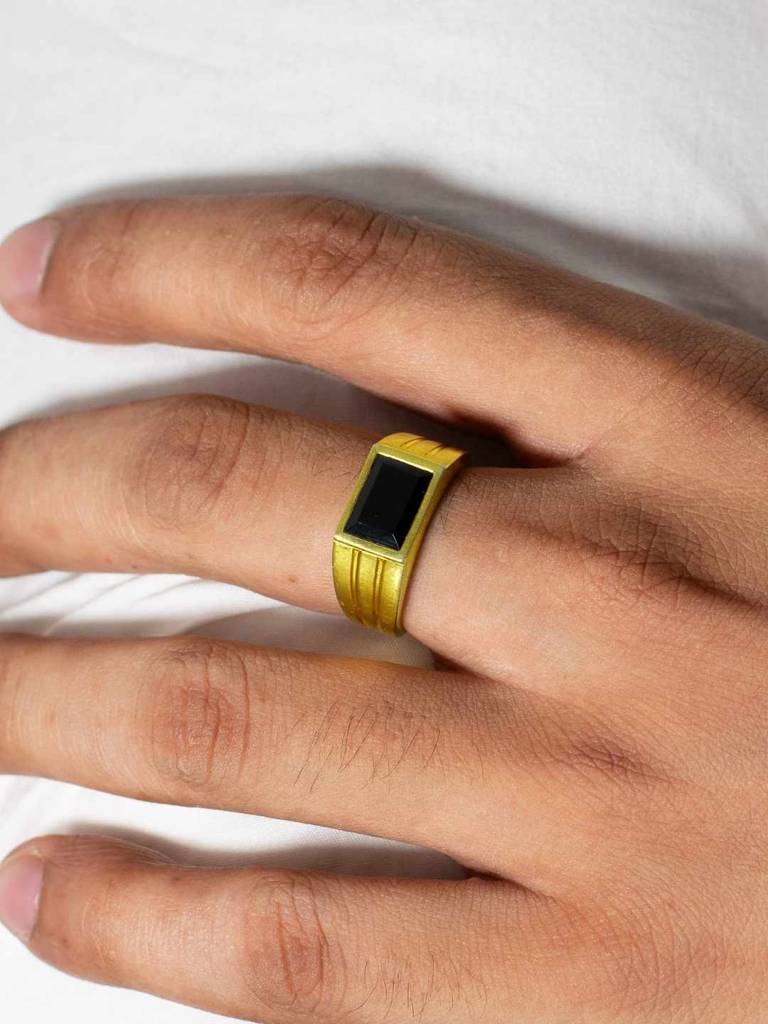 Valour Men'S Ring-22K-Gold Vermeil : TSRI-VAL-17-G-50133