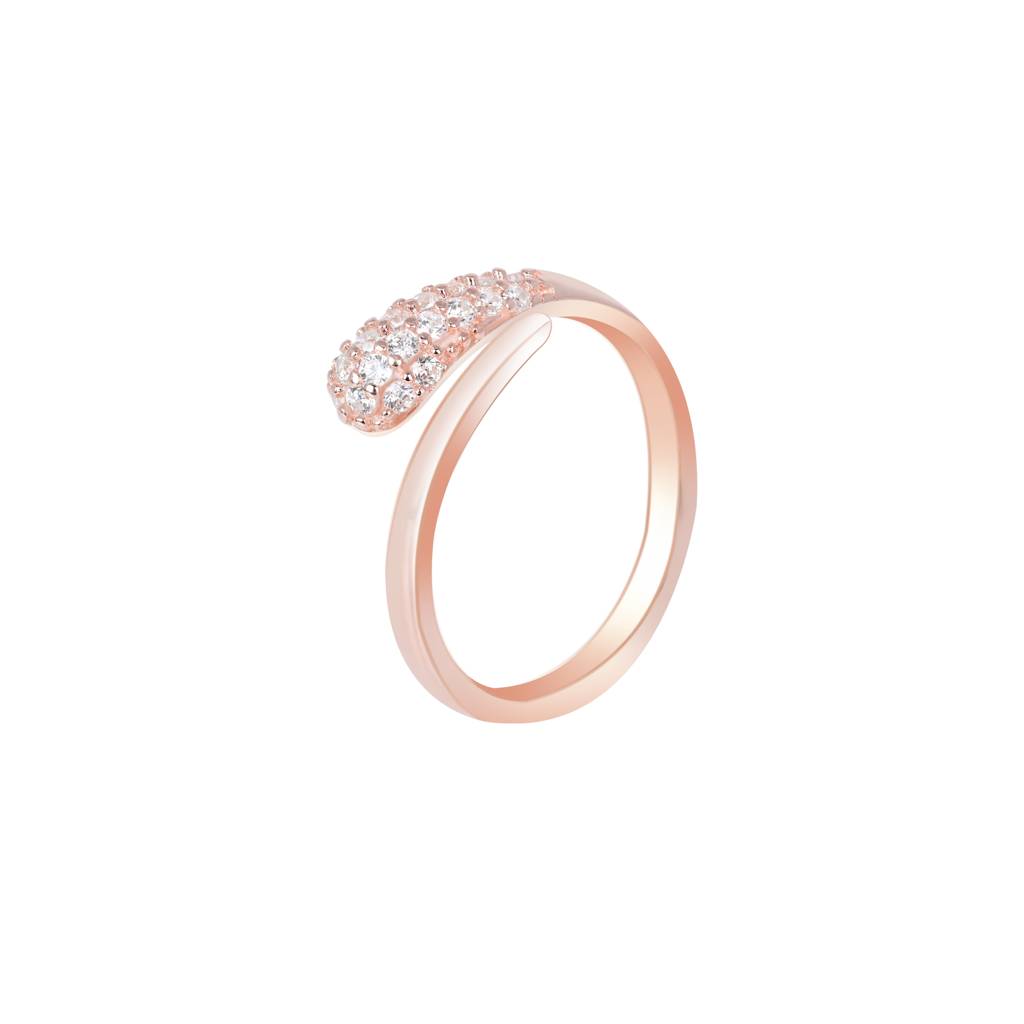Edgy Silver Toe Ring : TTR406