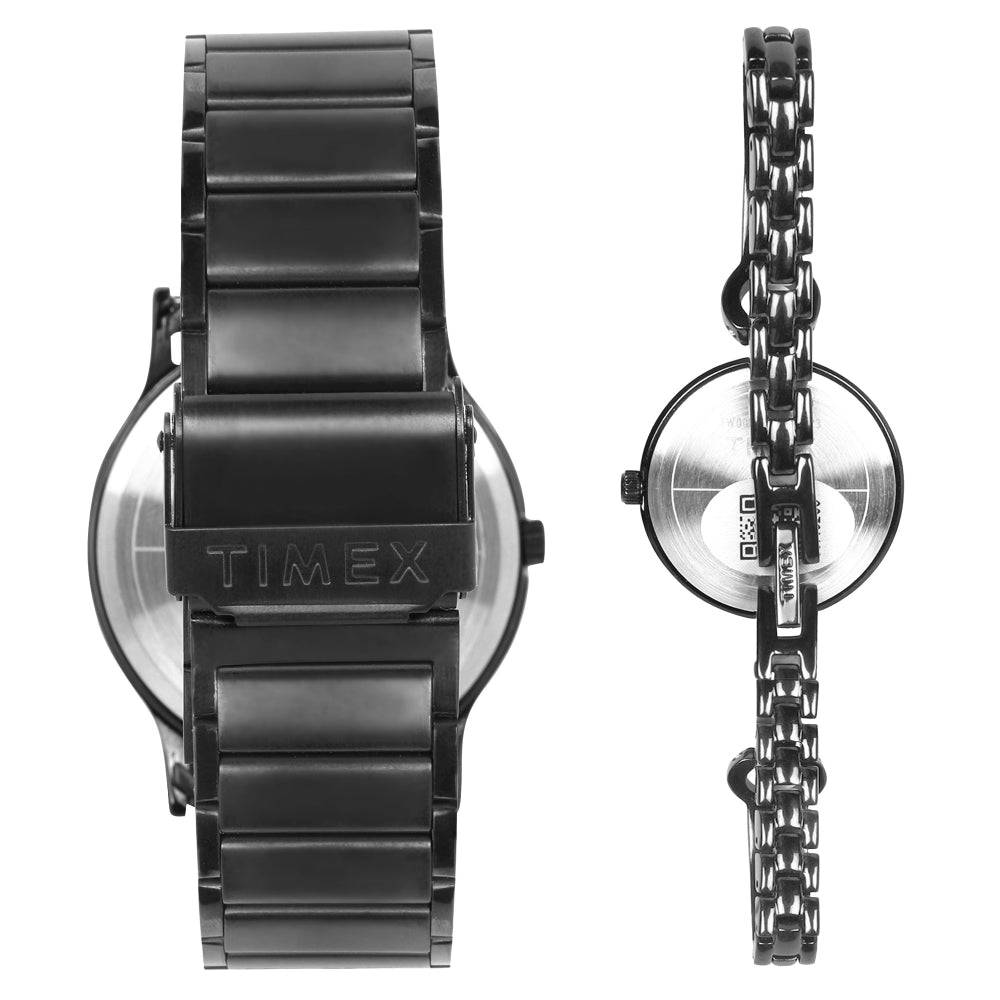 Timex Trendline Round 39Mm Analog Pair Watch - Tw00Pr264 : TW00PR264