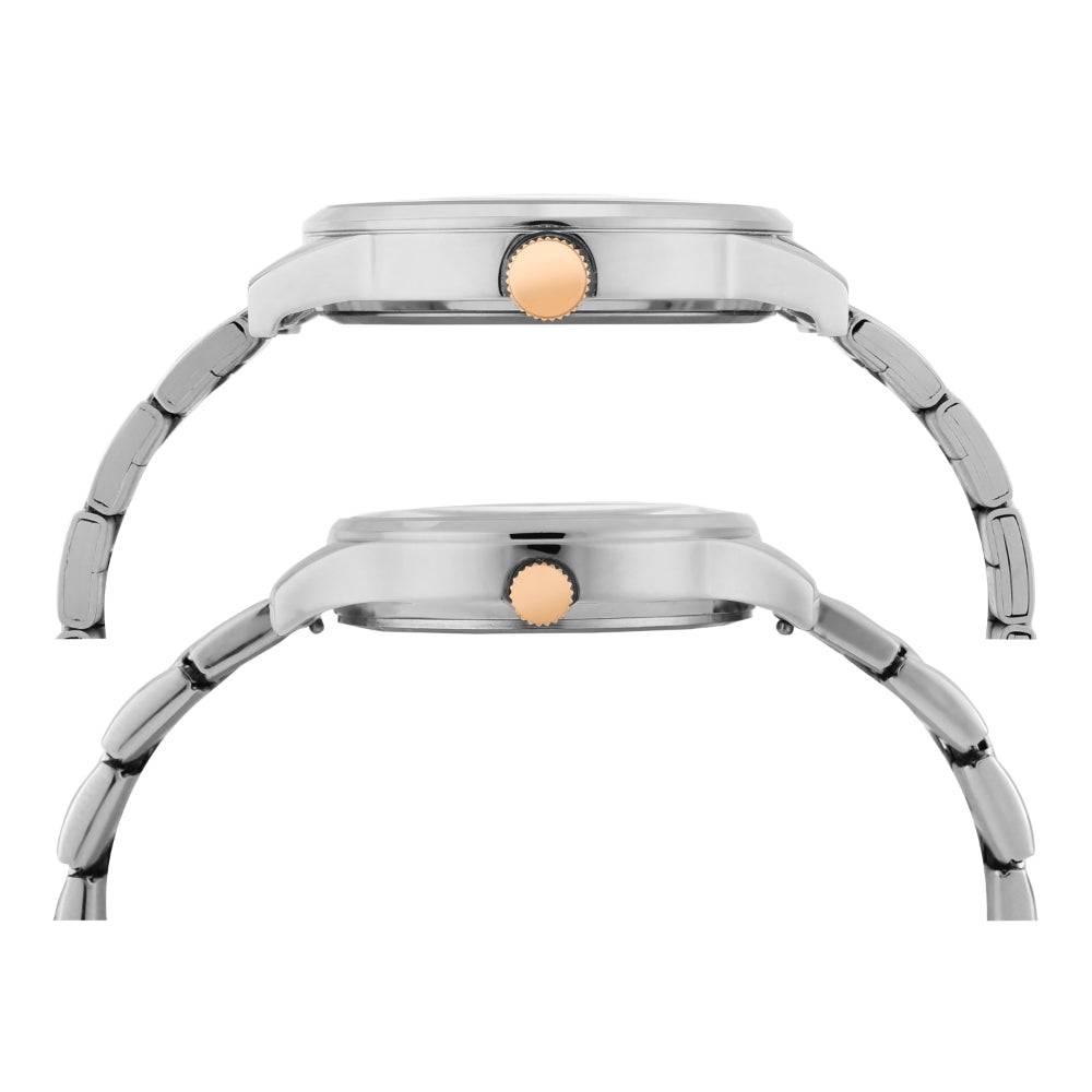 Timex Trendline Round 44Mm Analog Pair Watch - Tw00Pr302 : TW00PR305