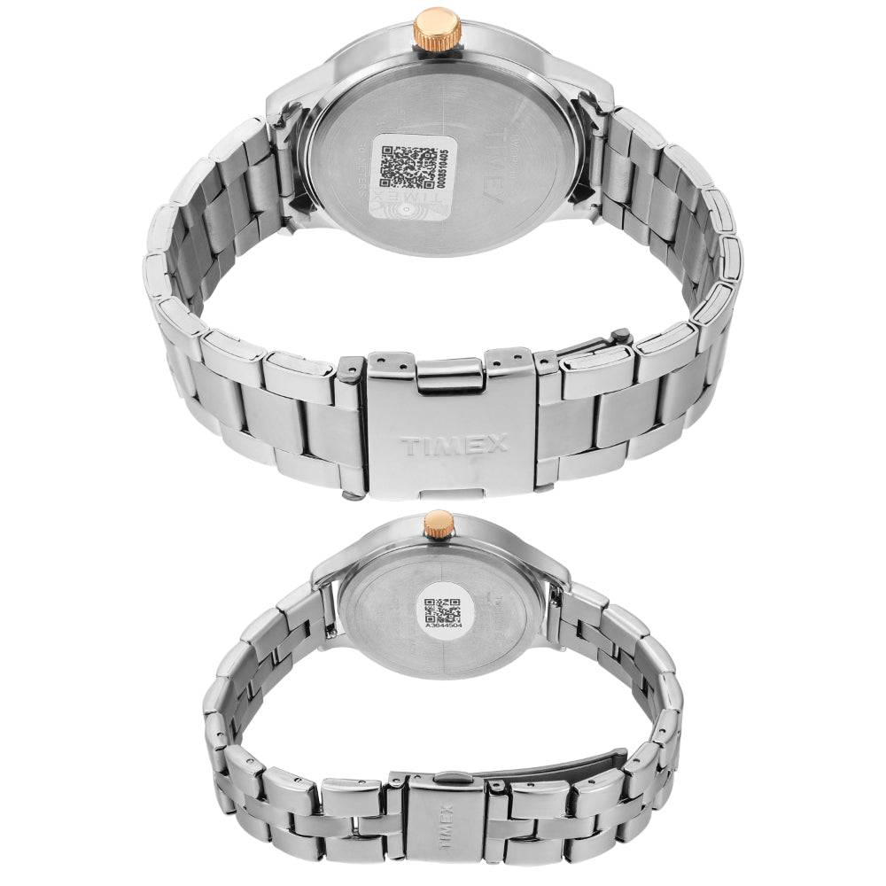 Timex Trendline Round 44Mm Analog Pair Watch - Tw00Pr302 : TW00PR305
