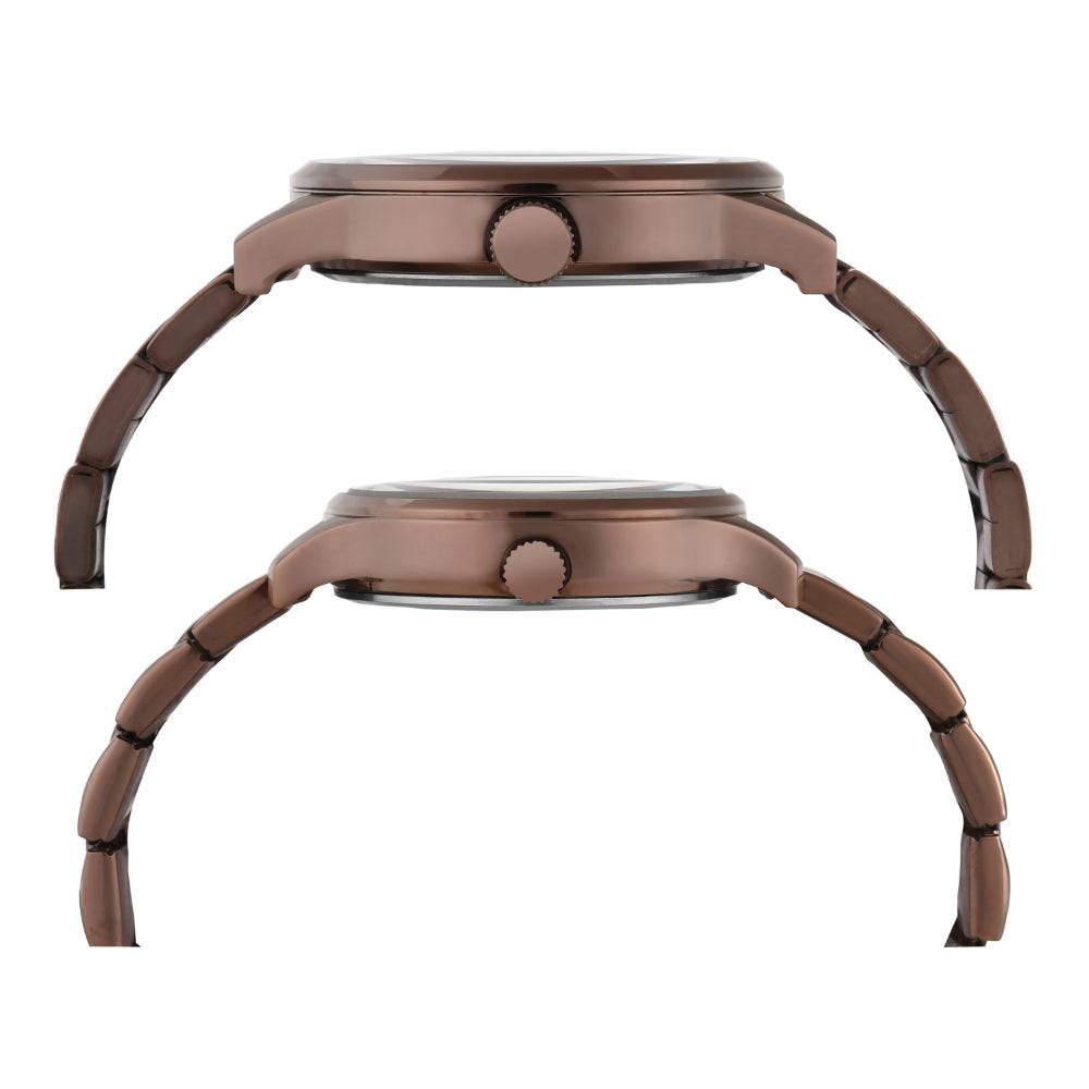 Timex Trendline Round 44Mm Analog Pair Watch - Tw00Pr302 : TW00PR306