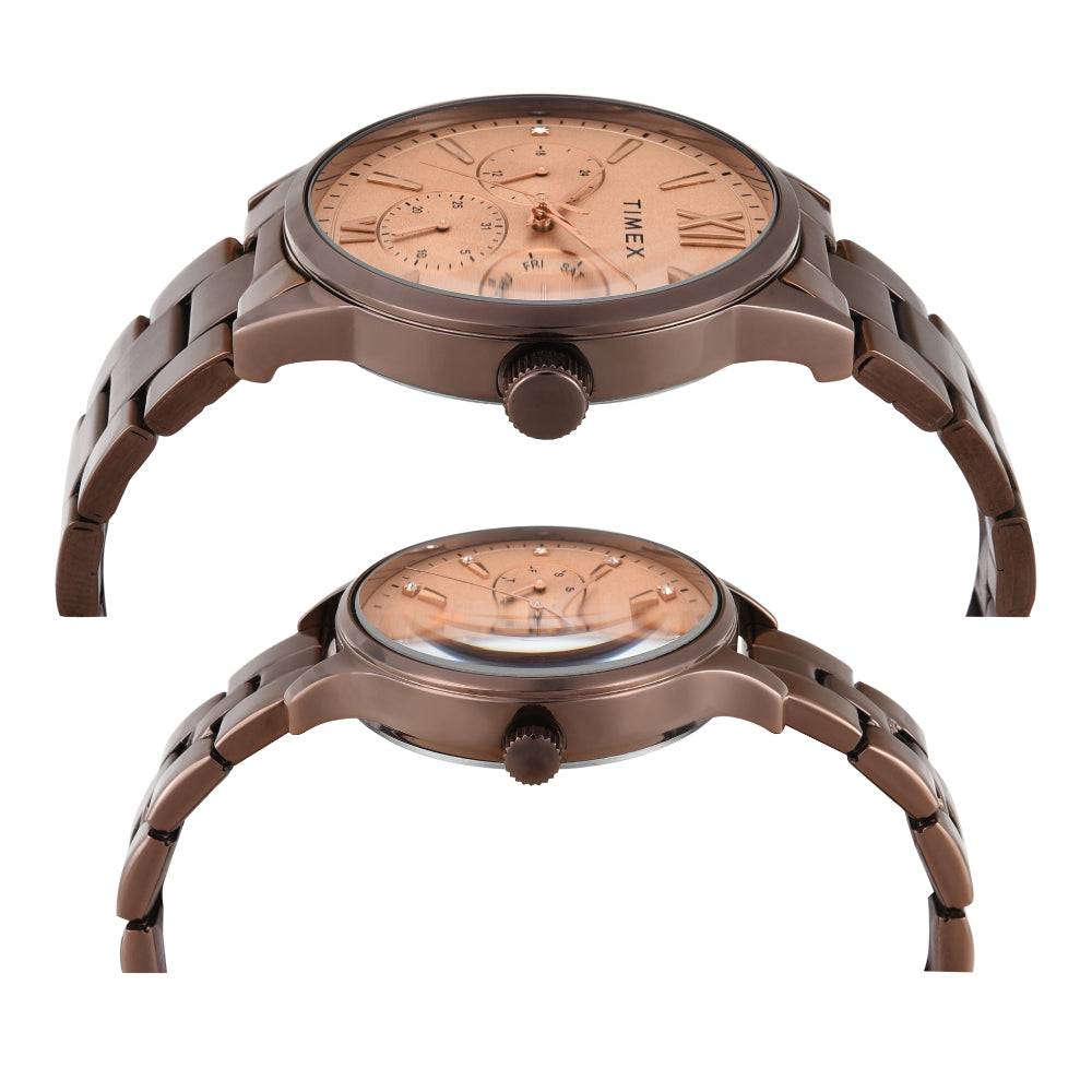 Timex Trendline Round 44Mm Analog Pair Watch - Tw00Pr302 : TW00PR306