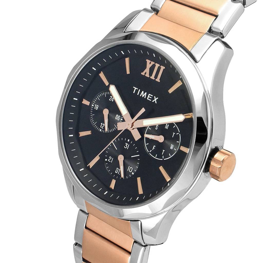 Timex Signio Round 44Mm Analog Men Watch - Tw0Tg7624 : TW0TG7617