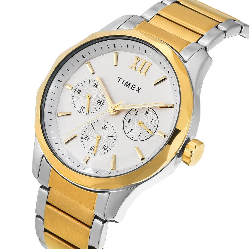 Timex Signio Round 44Mm Analog Men Watch - Tw0Tg7624 : TW0TG7624