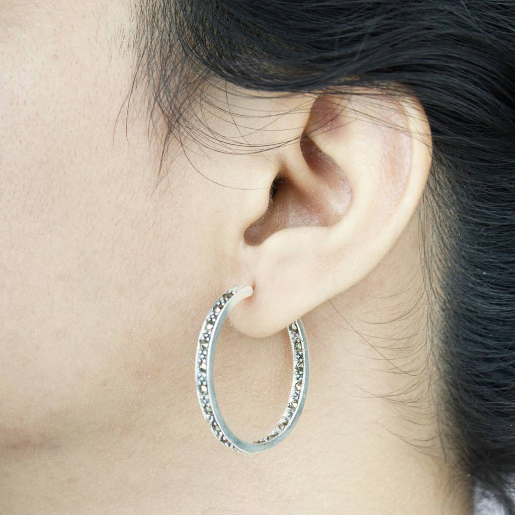 925 Pure Silver Hoops-Twp1097 : TWP1097