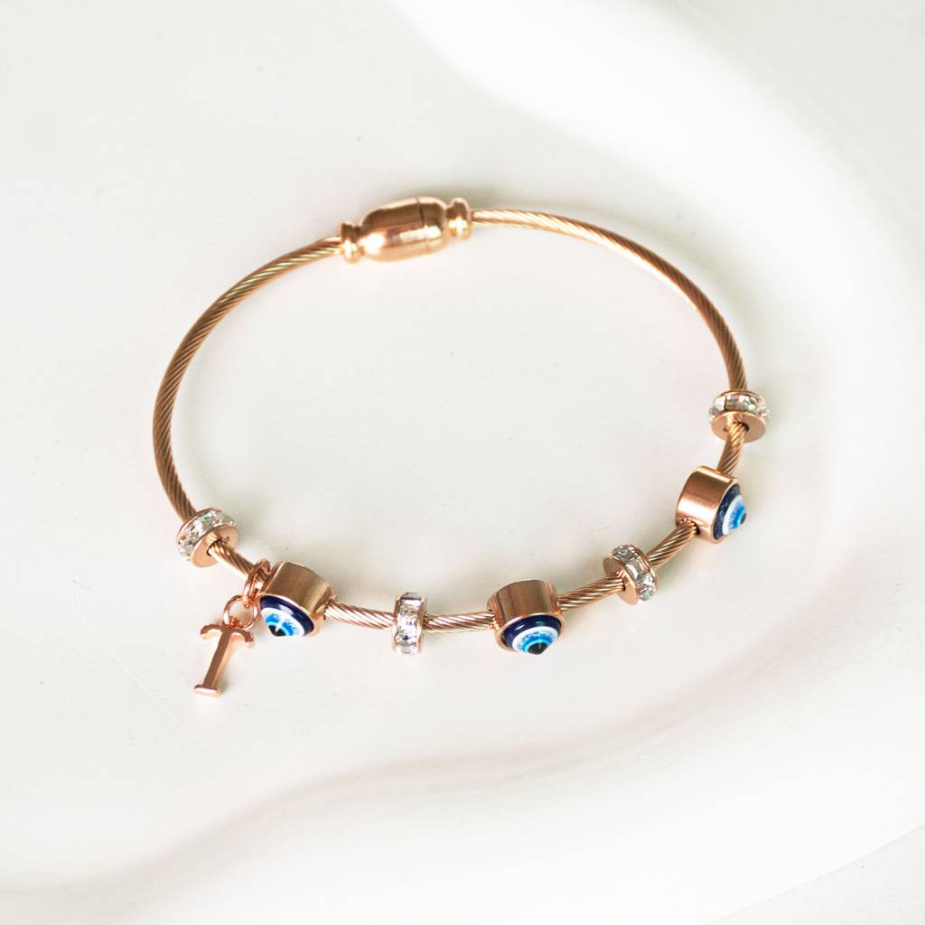 Classic-Evil-Eye-With-Personalized-Initial : BGR267S