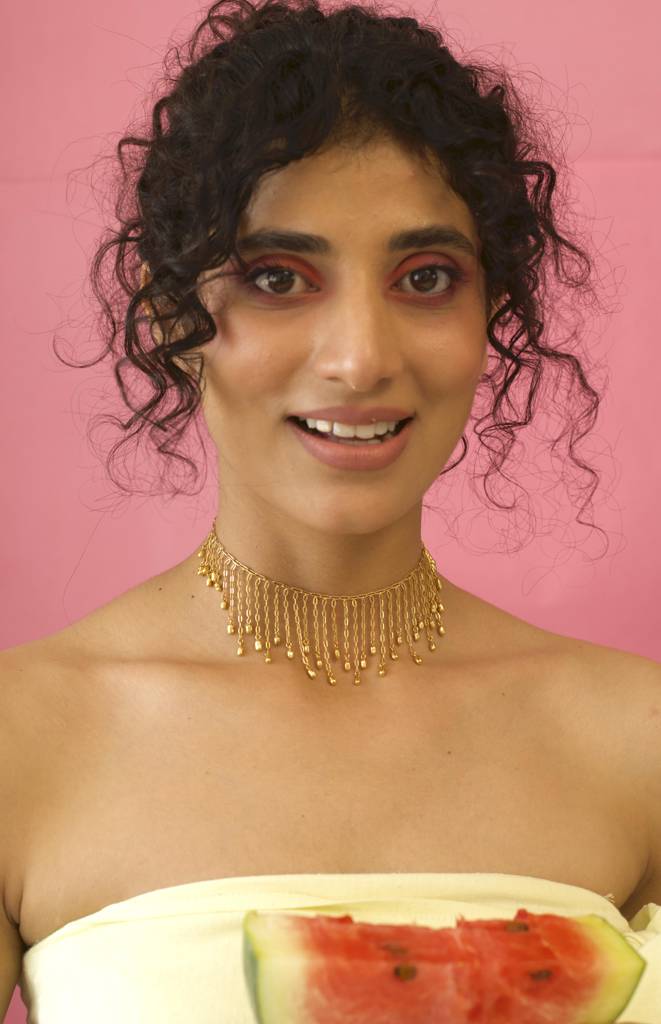 Golden Hour Choker : GoldenHourChokar-NK-GH-035
