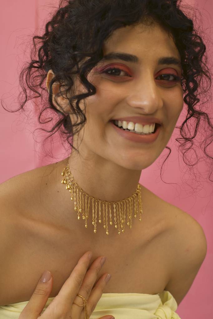 Golden Hour Choker : GoldenHourChokar-NK-GH-035