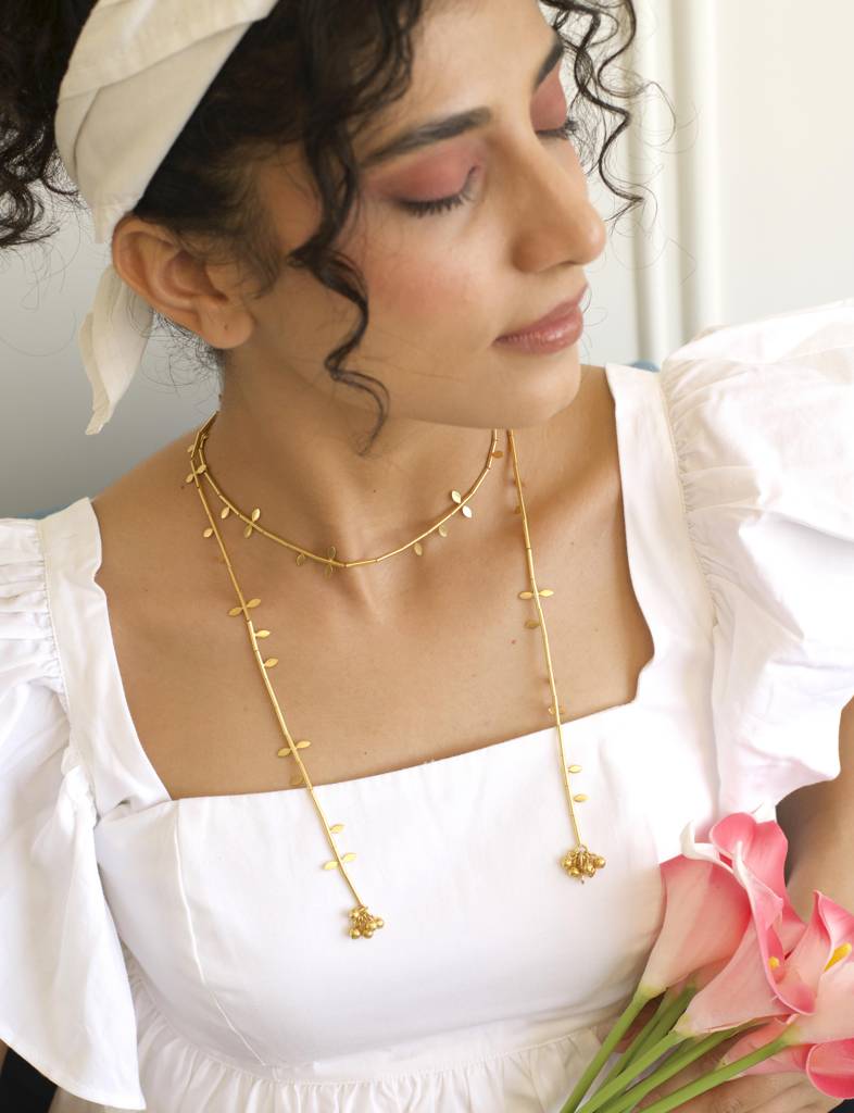 Dahlia 3-In-1 Neckpiece : Dahlia3in1Neckpiece-NK-DH-036