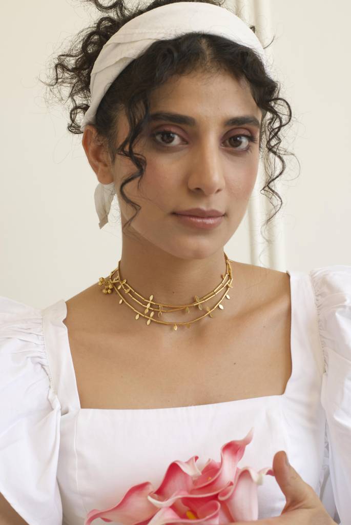 Dahlia 3-In-1 Neckpiece : Dahlia3in1Neckpiece-NK-DH-036