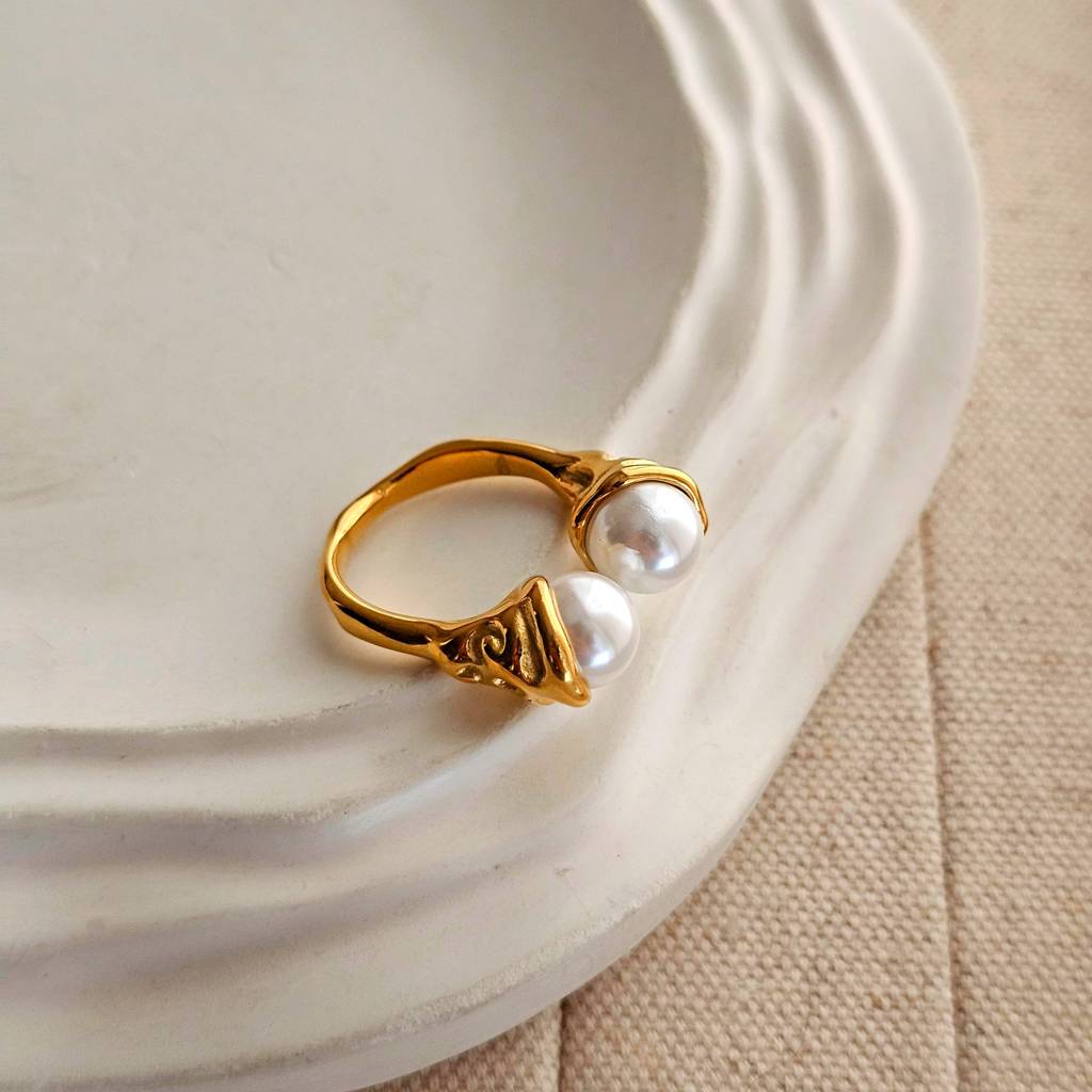 Thea Vintage Pearl Ring : TAA-9999904734254-RING