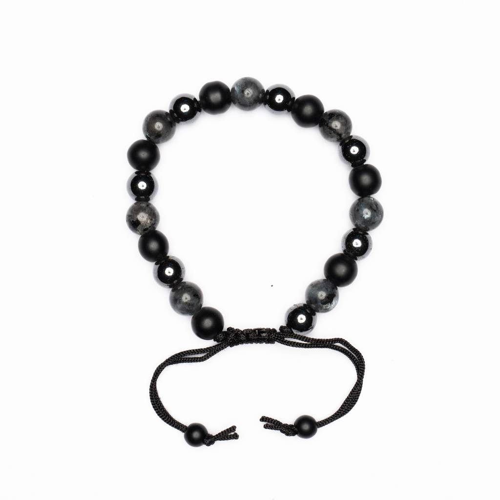 Larv - Beaded Bracelet - Braided : LV_BB_OS_B