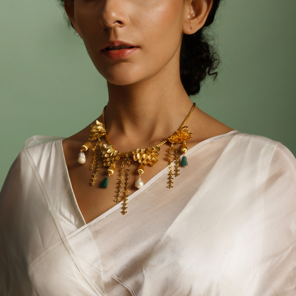 Forest Flower Neckpiece : GG-2007