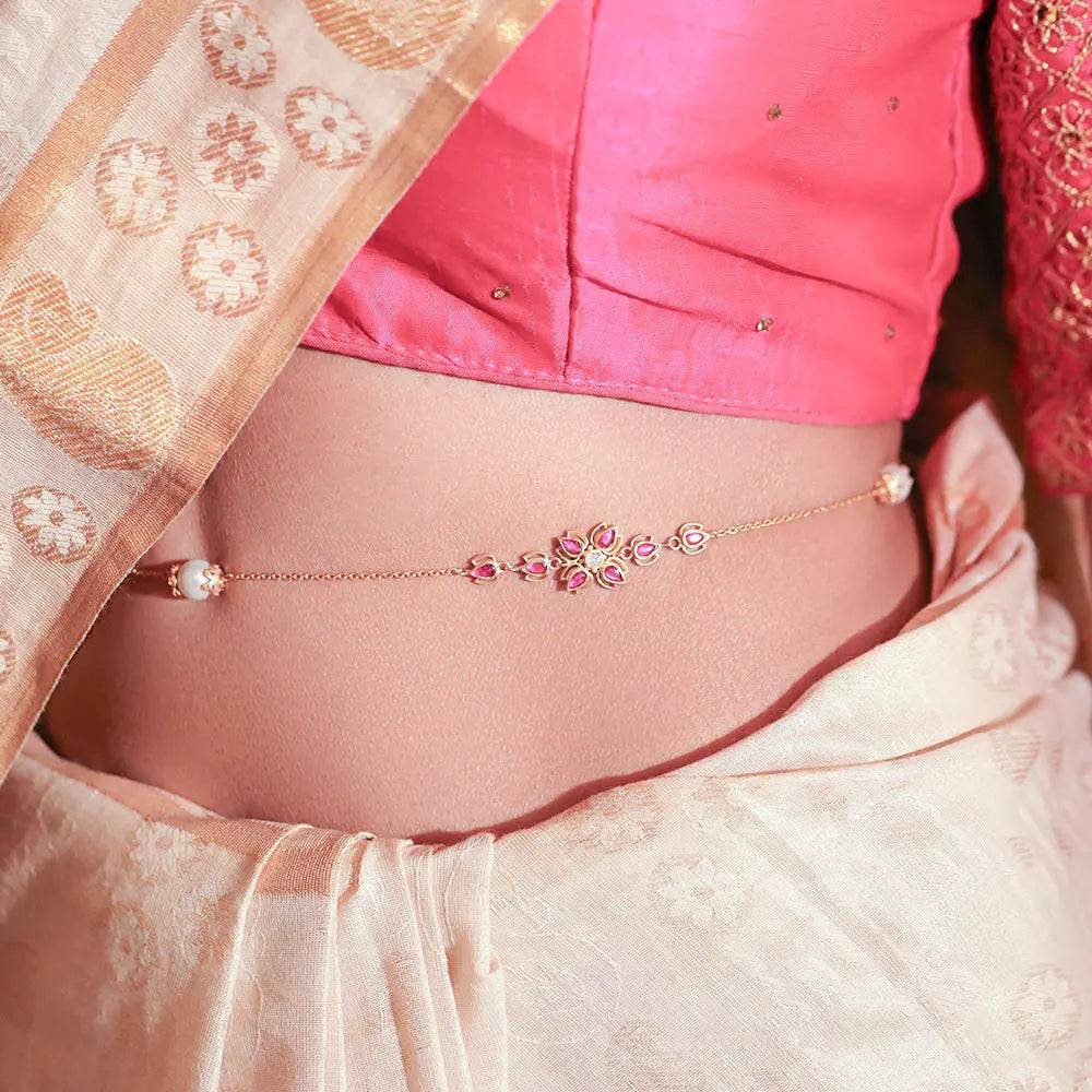 Silver 92.5 Sitayan Waist Chain : U050SO20WC0011