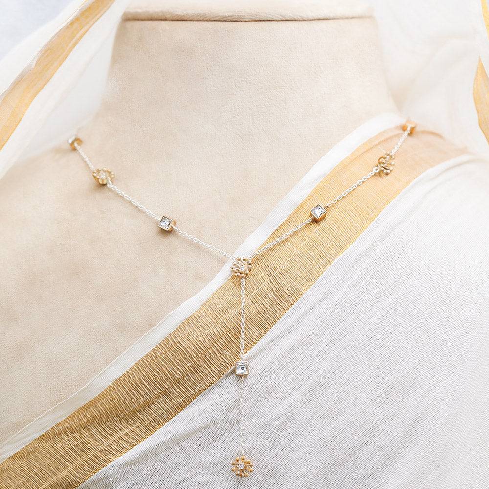 Silver 92.5 Sitayan Necklace : U050SO20WC0018