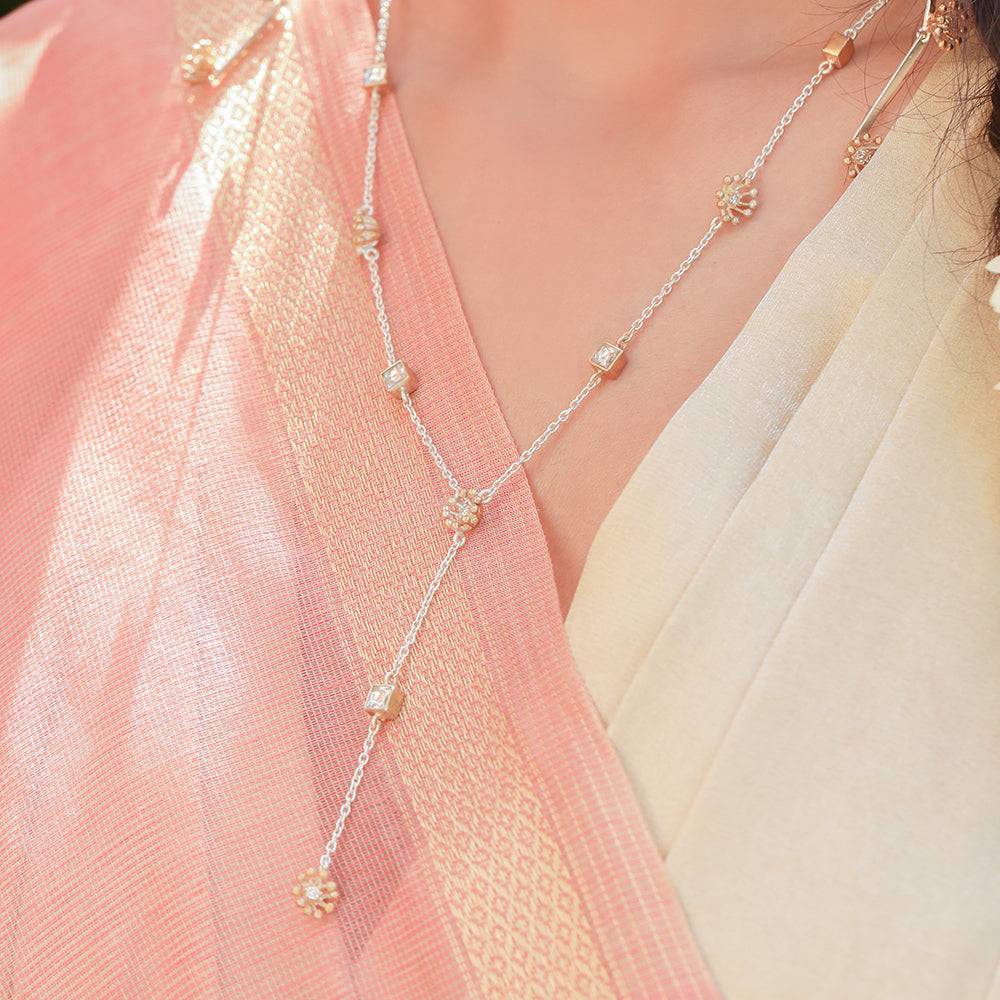 Silver 92.5 Sitayan Necklace : U050SO20WC0018
