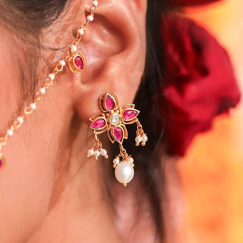 Silver 92.5 Sitayan Earring : U050SO20WC0019