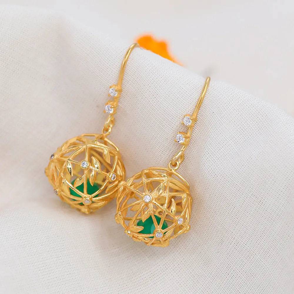 Sitayan Vatika Silver Sui Dhaga Earrings. : U050SO20WC0024