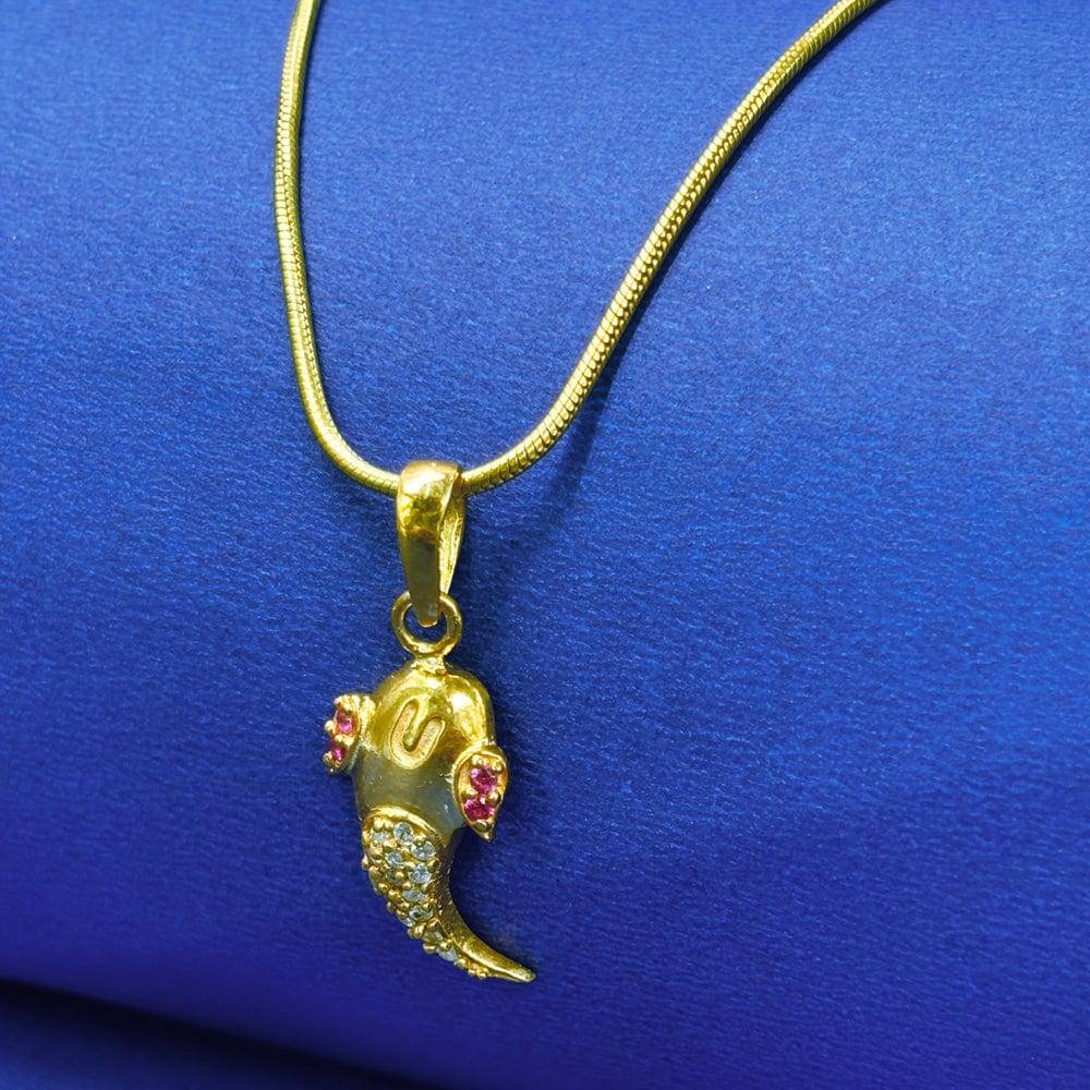 Shree Ganesh Pure Silver Pendant : U080SG008N1120