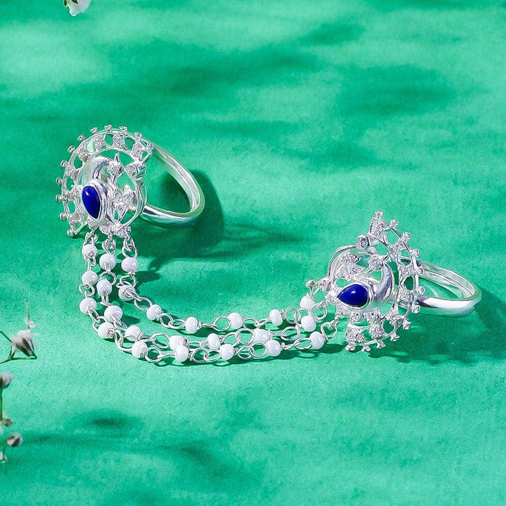 Silver Swan Double Ring : U080SG008R1030