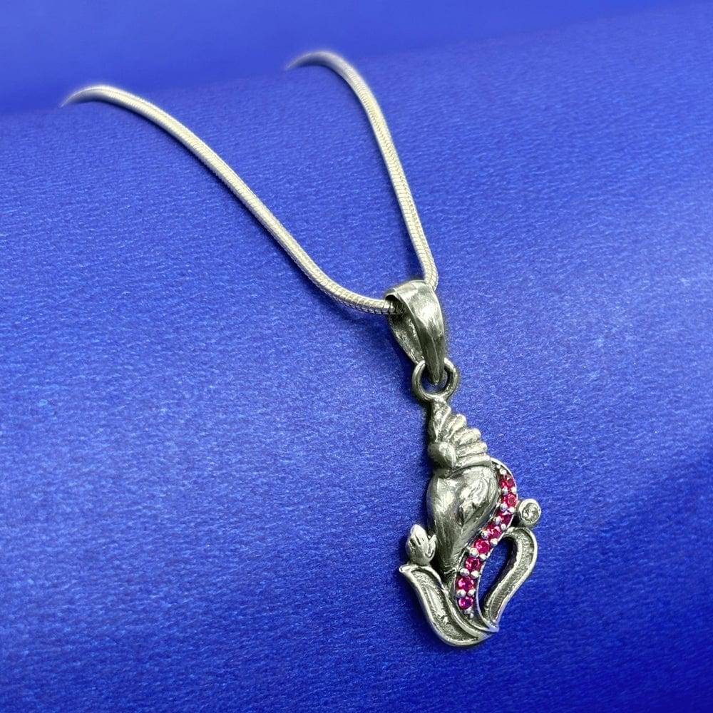 Divine Ganpati Sterling Silver Pendant : U080SG009N1123