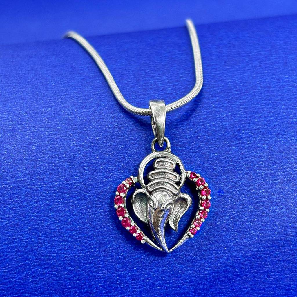 Ganpati Pendant In Sterling Silver : U080SG009N1132
