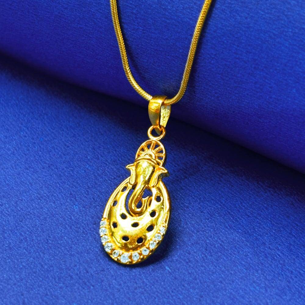 Ganesh Ji 92.5 Silver Pendant : U080SG010N1111