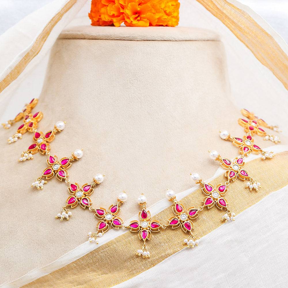 Silver 92.5 Sitayan Choker : U080SG040N0444