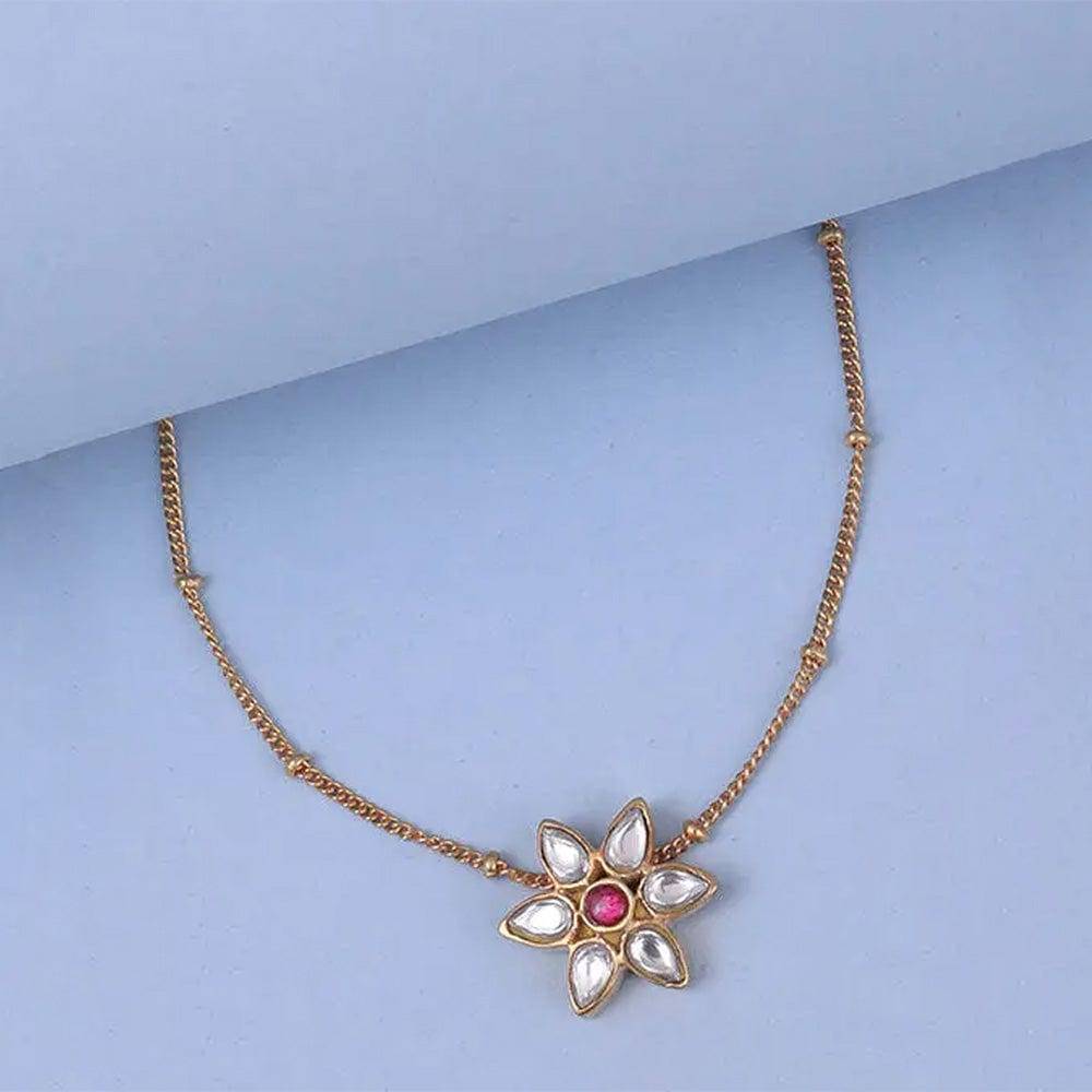 Single Star Silver 92.5 Anklet : U080SO008LA0523