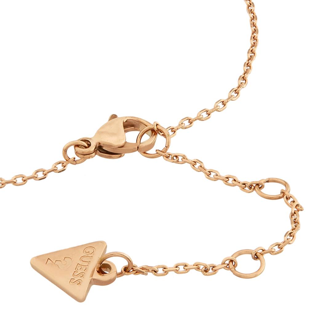 Guess Life In 4G Rose Gold-Plated Stainless Steel Bracelet For Women : UBB02137RGL