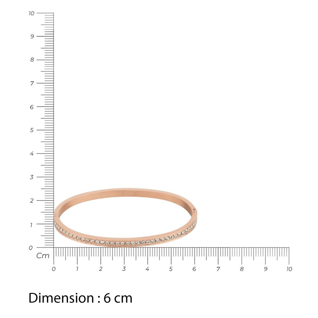 Guess Color My Day Rose Gold-Plated Stainless Steel Bracelet For Women : UBB02248RGL