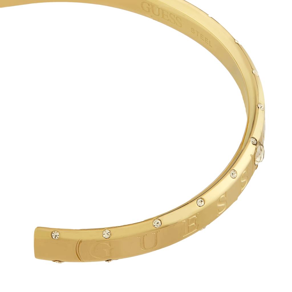Guess Just Gold-Plated Stainless Steel Bracelet For Women : UBB03115YGS