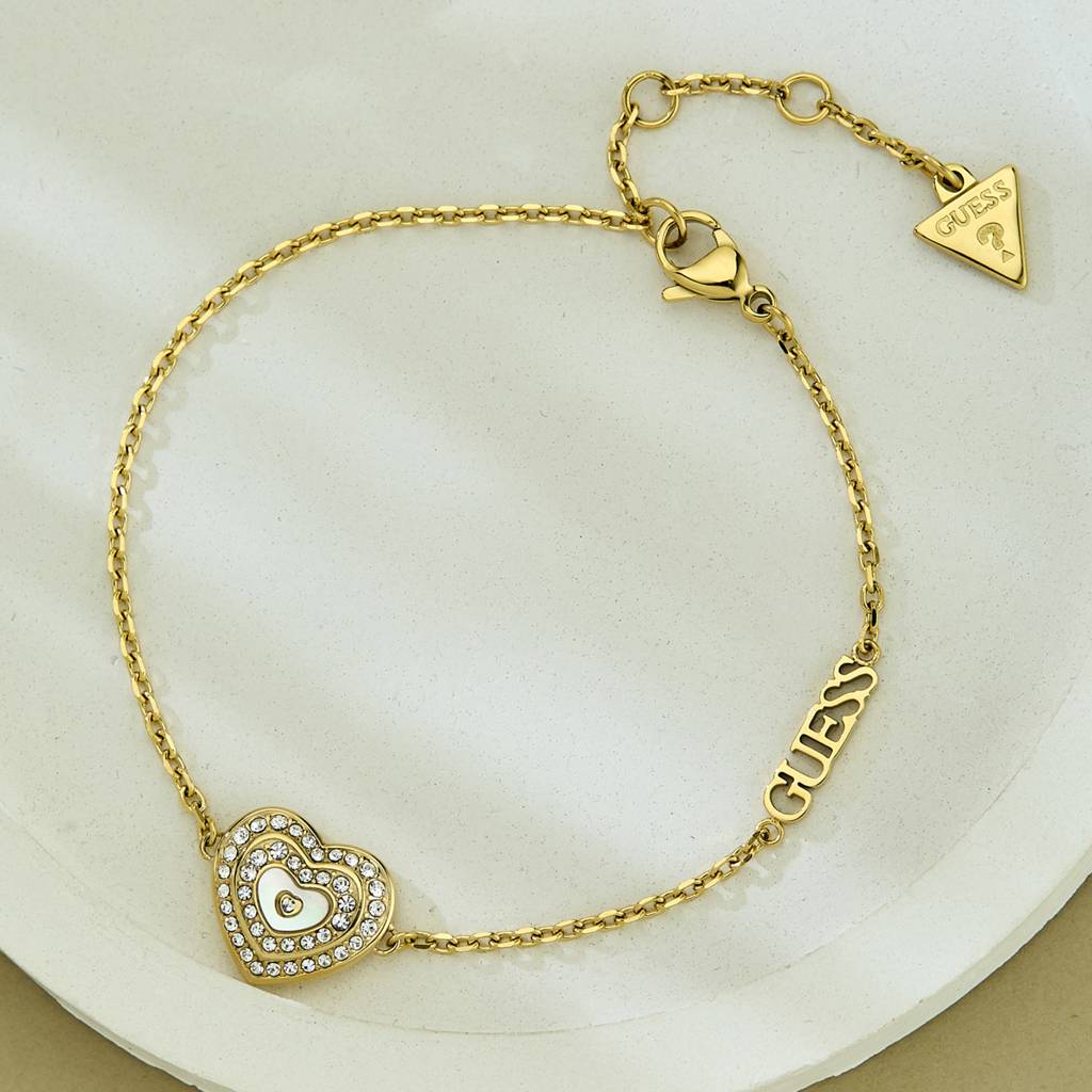 Guess Amami Gold-Plated Stainless Steel Bracelet For Women Guess