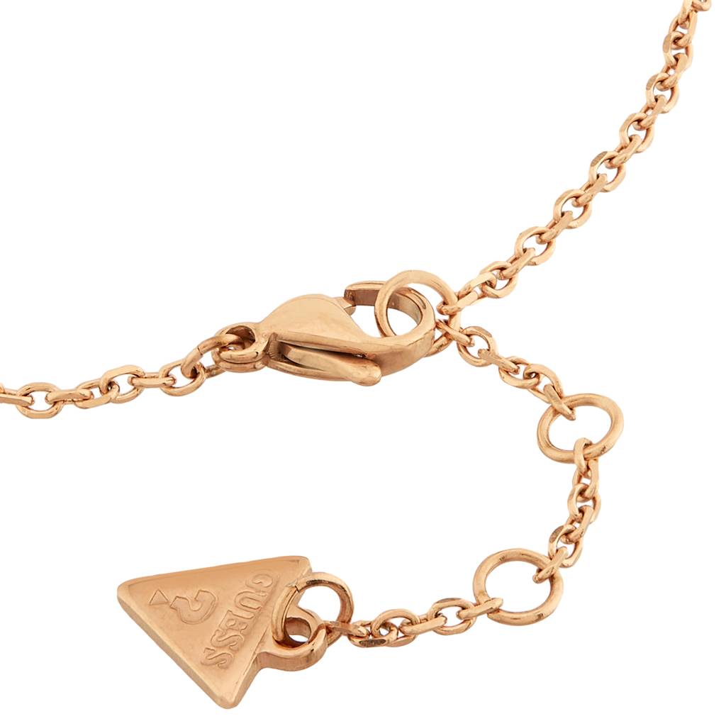 Guess Knot You Rose Gold-Plated Stainless Steel Bracelet For Women : UBB04053RGWHL