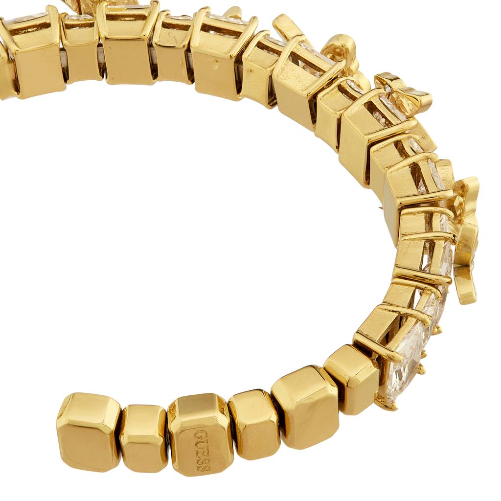 Guess Chrysalis Gold-Plated Stainless Steel Bracelet For Women : UBB04088YGMC