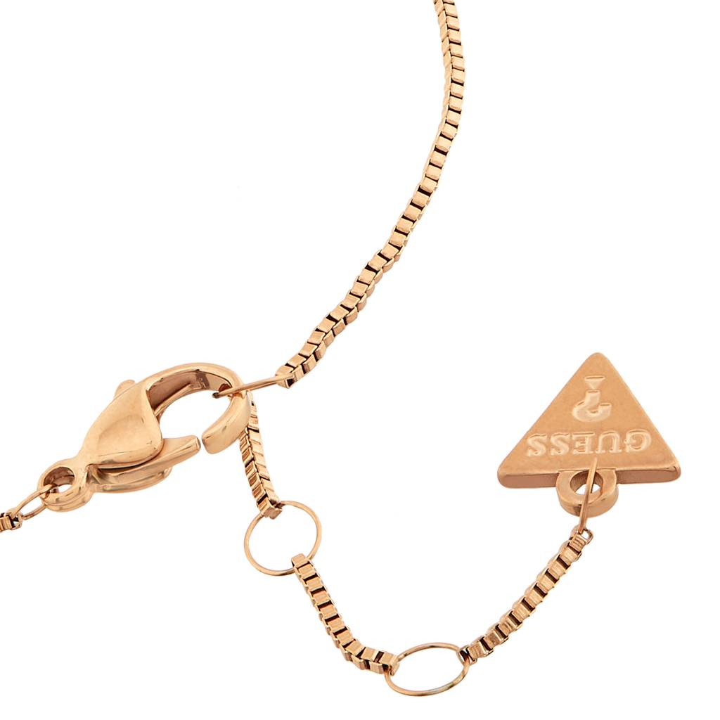 Guess 4G Crush Rose Gold-Plated Stainless Steel Bracelet For Women : UBB04163RGL