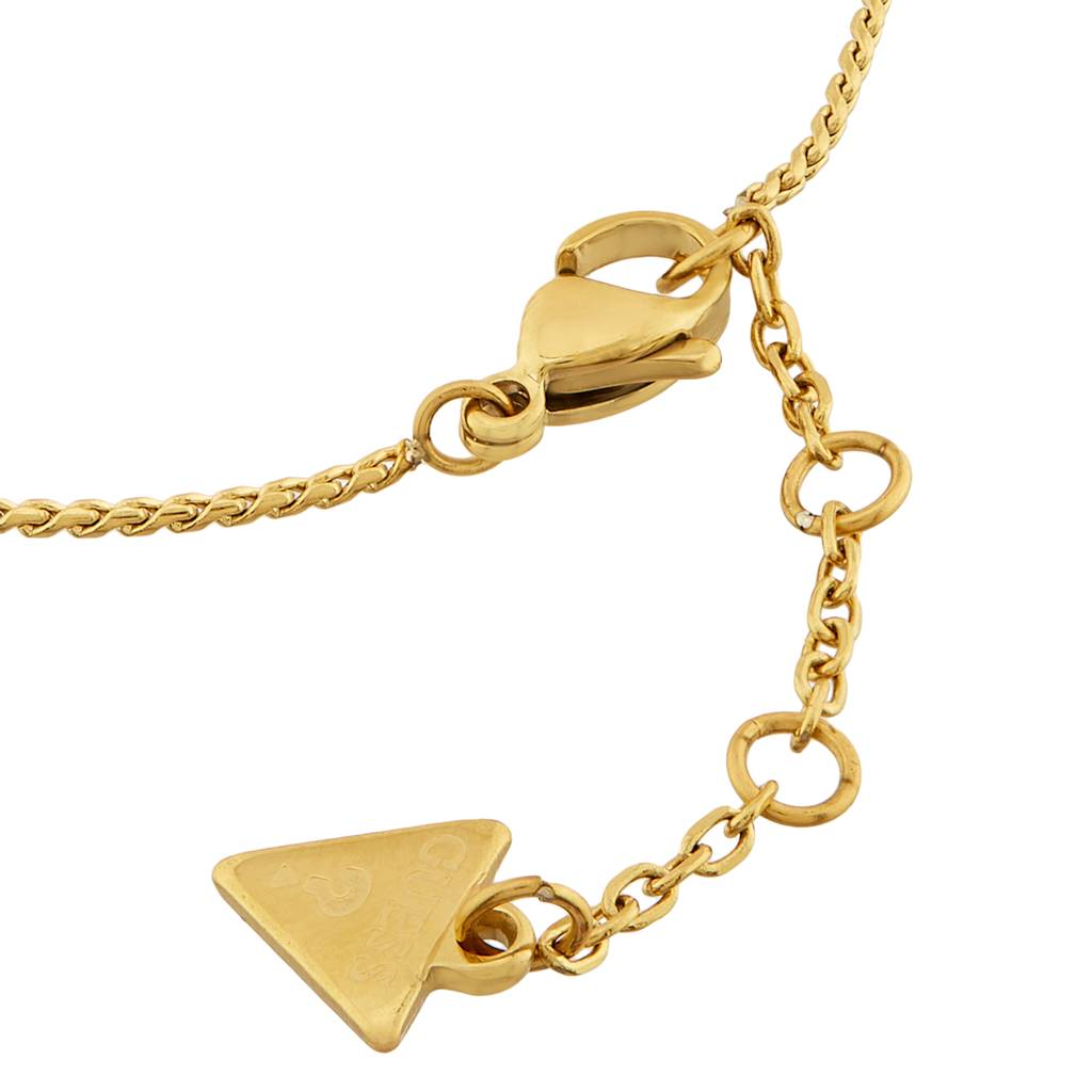 Guess Arm Party Gold-Plated Stainless Steel Bracelet For Women : UBB04224YGL