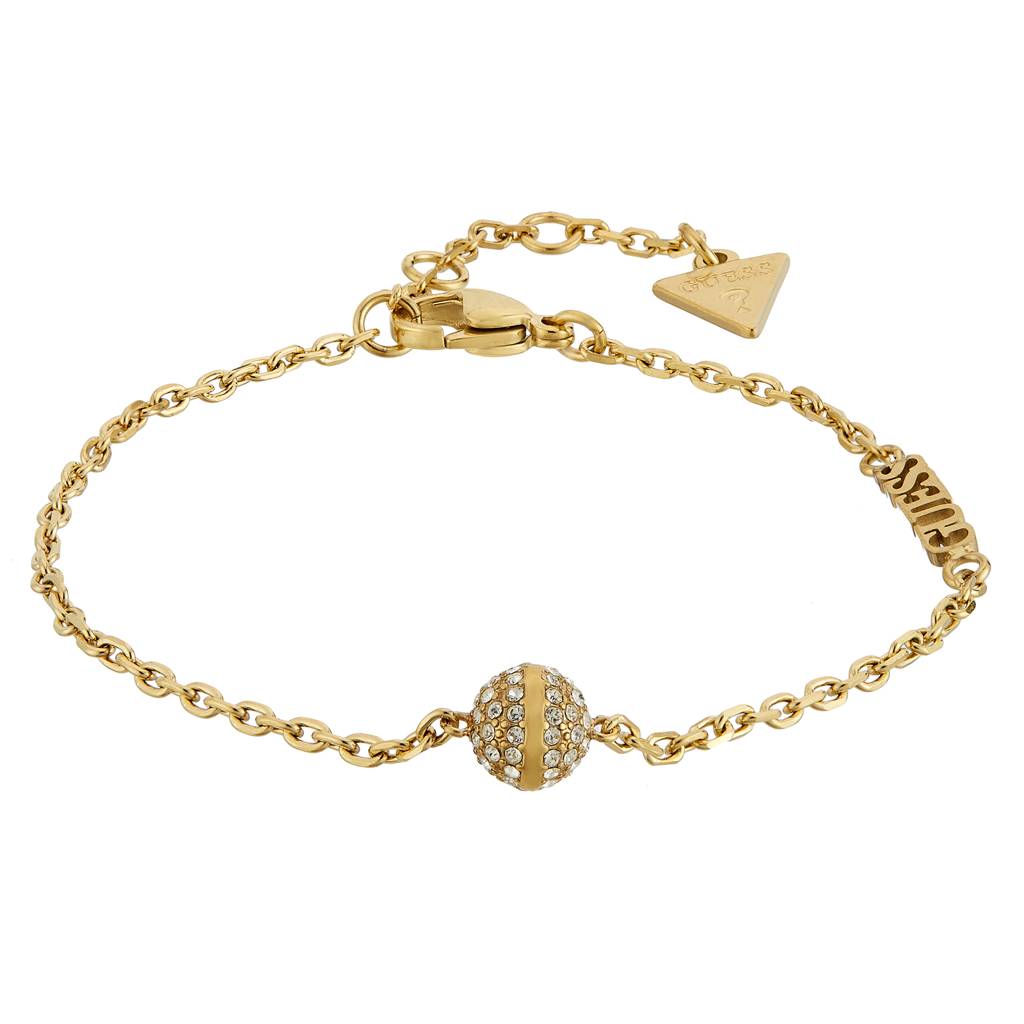 Guess Calypso Gold-Plated Stainless Steel Bracelet For Women : UBB04456YGS