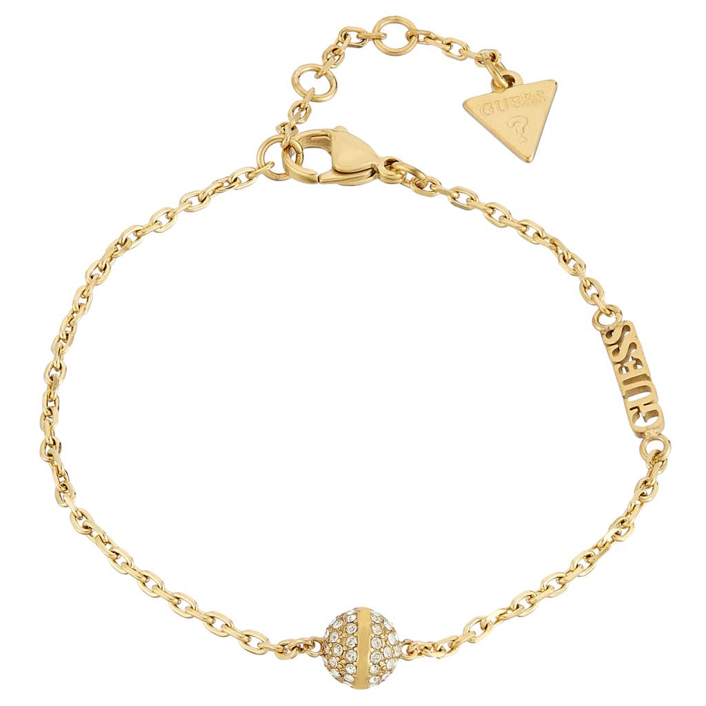 Guess Calypso Gold-Plated Stainless Steel Bracelet For Women : UBB04456YGS