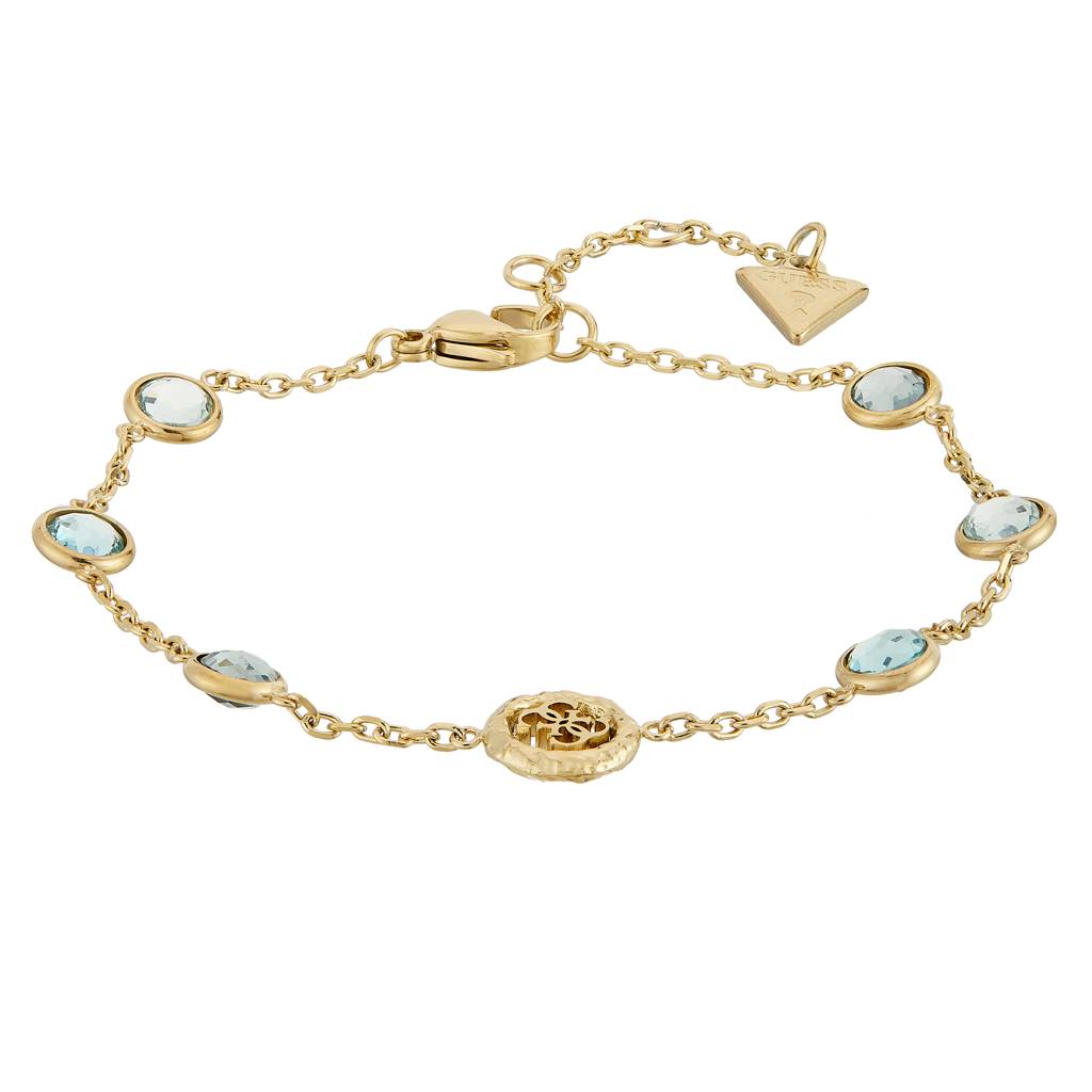 Guess Petra Gold-Plated Stainless Steel Bracelet For Women Small : UBB05099YGAQS