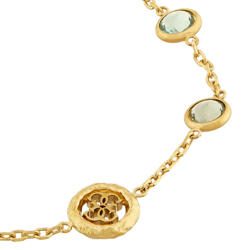 Guess Petra Gold-Plated Stainless Steel Bracelet For Women Small : UBB05099YGAQS