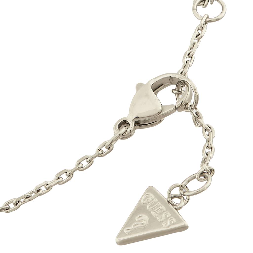 Guess Lily Silver-Plated Stainless Steel Bracelet For Women : UBB05111RHS
